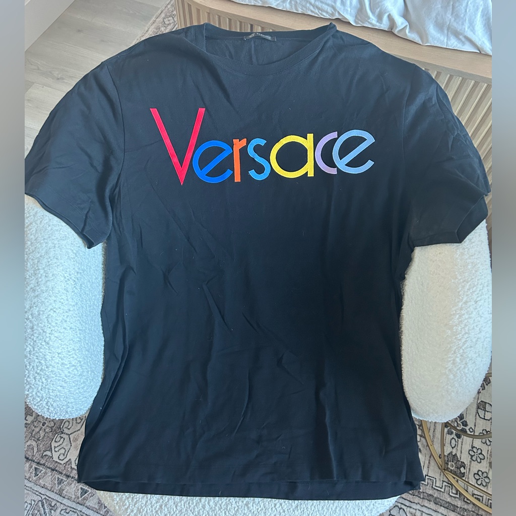 Versace Logo T Shirt.